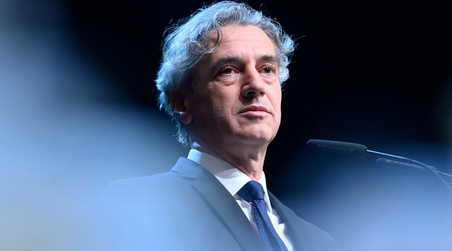 Robert Golob v novoletni poslanici napovedal posodobitev države (foto: Žiga Živulović jr./Bobo)
