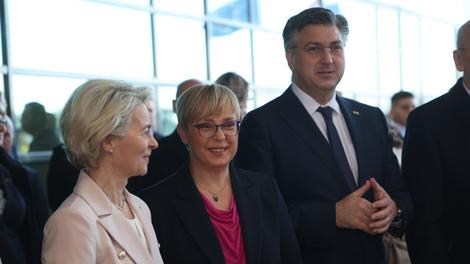 Nataša Pirc Musar v eminentni družbi obeležila trenutek, ki je po 31 letih spet združil Slovence in Hrvate