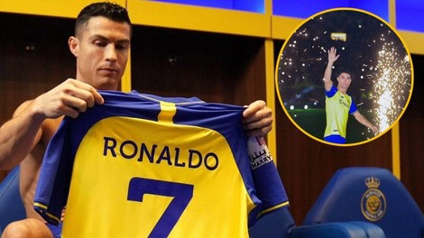Ah, Cristiano Ronaldo ... Portugalec sploh ne ve, kam je prišel?! Zvezdnik se je osmešil na tiskovni konferenci (FOTO)
