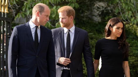 Meghan Markle zanetila hud spor: princ Harry trdi, da ga je brat William udaril