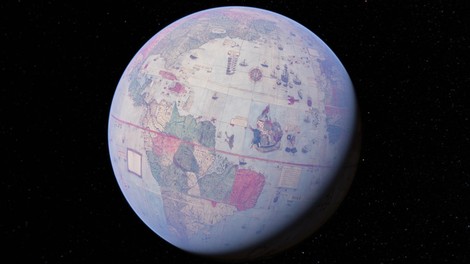 Skrita funkcija v Google Earth prikazuje zgodovinske zemljevide: poglejte, kako je bil videti svet leta 1587