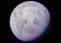 Skrita funkcija v Google Earth prikazuje zgodovinske zemljevide: poglejte, kako je bil videti svet leta 1587