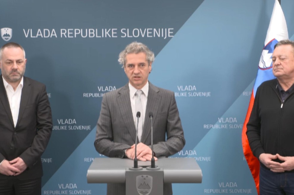 Spor med ministrom za zdravje in ljubljanskim županom se mu je zdel "nedopusten": Golob sklical sestanek in ju okaral (foto: Twitter/Vlada Republike Slovenije)