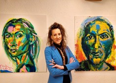 Akademska slikarka Nuša Smolič o stopanju iz cone udobja: "Če imaš sanje, se zanje boriš"