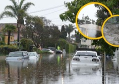 Huda ura v Kaliforniji: poplave odnesle petletnega fanta, ogroženi luksuzni domovi nekaterih največjih svetovnih zvezdnikov