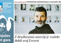 "Marjan" je moje novo Delovo planinsko ime ali kaj mora tudi "Marjan" vedeti o snegu in snežnih plazovih