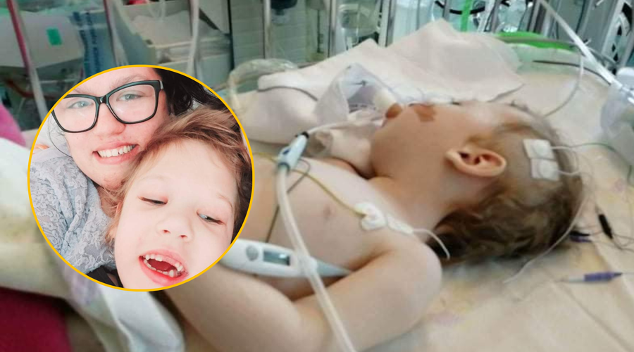 Mala Lana, ki se bori s hudo neozdravljivo boleznijo, potrebuje našo pomoč (foto: Društvo Viljem Julijan/fotomontaža)