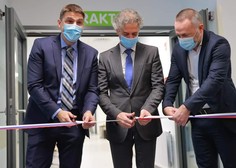 V celjski bolnišnici premier Golob in minister Bešič Loredan slavnostno odprla novo stavbo