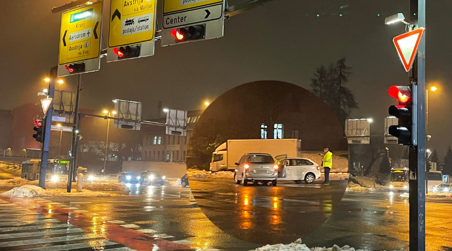 Previdno! Na eni izmed najbolj prometnih cest v prestolnici se je zgodila prometna nesreča (FOTO) (foto: Uredništvo)