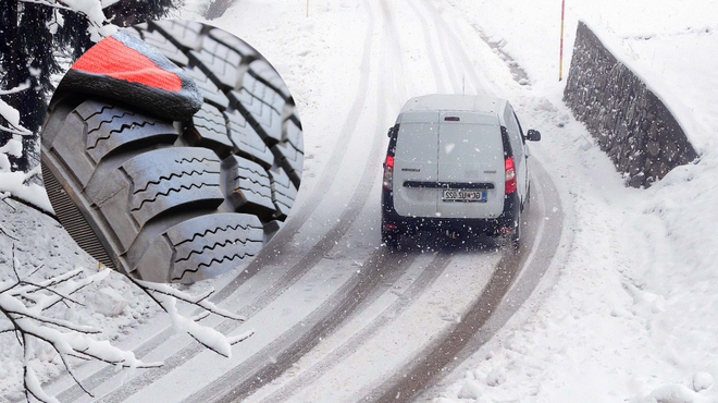 Topli dnevi pred snegom so lahko pošteno obrabili vaše pnevmatike: morda te za sneg več niso primerne (foto: Profimedia/Srdjan Živulović/BOBO/fotomontaža)