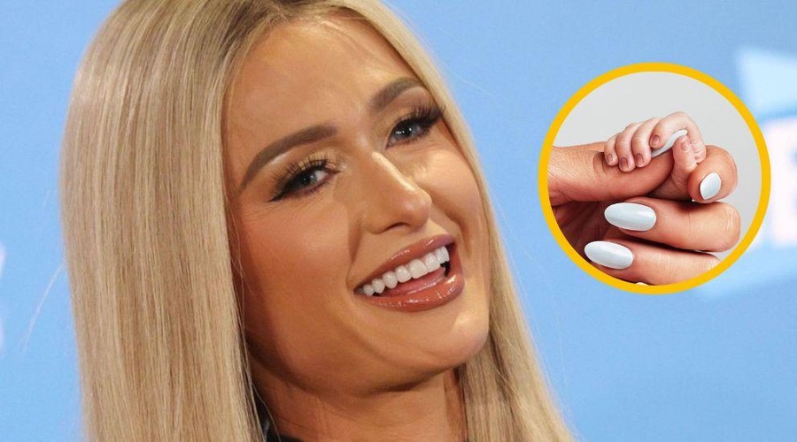 Paris Hilton presenetila z novico, da je postala mamica (foto: Profimedia/Instagram/parishilton/fotomontaža)