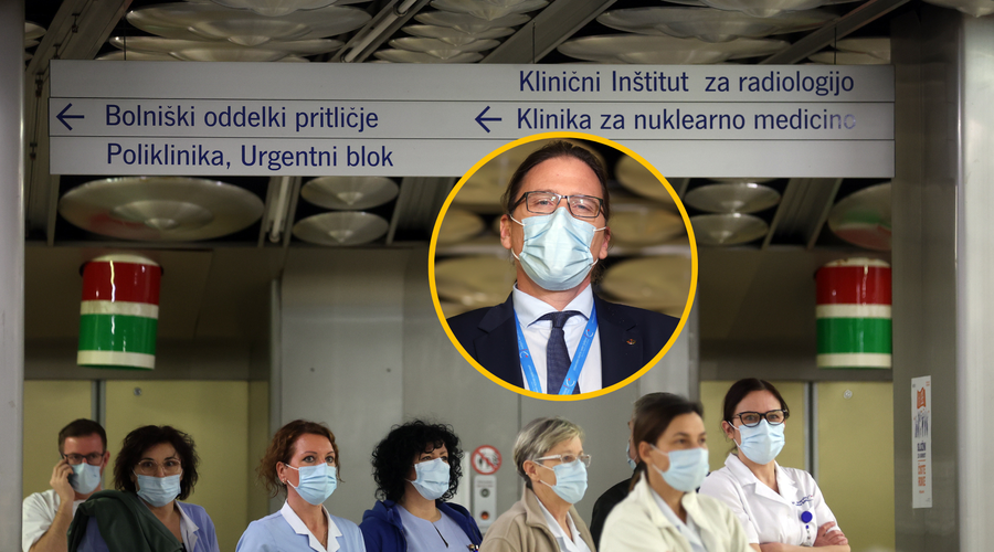 UKC Ljubljana ima novega direktorja: razkril je svoje prioritete (foto: Borut Živulovič/Bobo/fotomontaža)