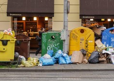 Kaos v Zagrebu: smeti ležijo vsepovsod, smrad se širi po mestnih ulicah, smetarji pa ... (FOTO)