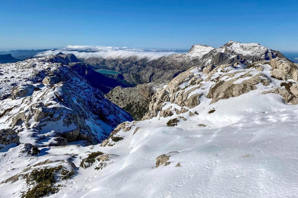 Ga še sploh prepoznate? Španski otok zaradi obilice snega primerjajo z Alpami (foto: Facebook/Aviva Laub)