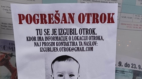 Ljubljano preplavili plakati z obvestilom o pogrešanem otroku, kaj pravi policija?