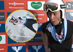 Prijetno presenečenje: Domen Prevc poletel na stopničke