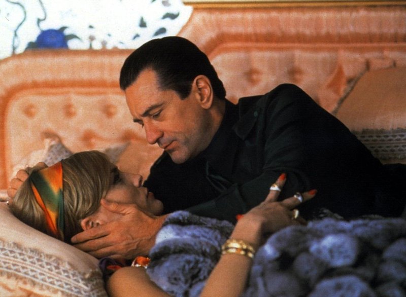 Prizor iz filma "Casino": Sharon Stone in Robert de Niro.