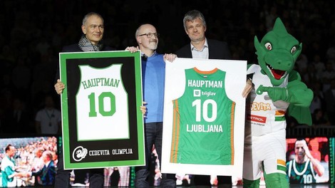 Veličastna gesta Olimpije, ki se je hudo bolnemu Dušanu Hauptmanu priklonila za vse, kar je storil za zmaje (FOTO)