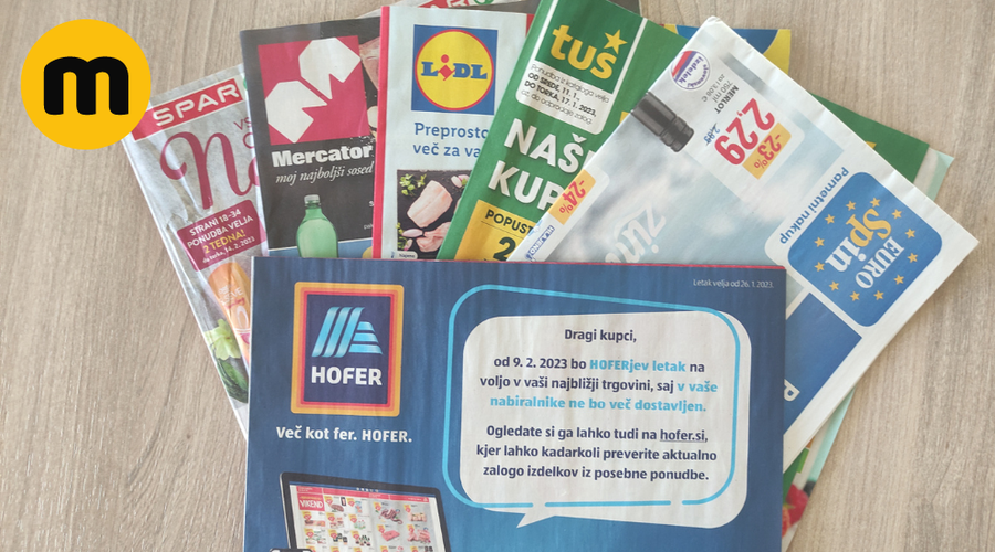 Nič več reklamnih letakov v vašem nabiralniku: kdaj in zakaj jih bo Hofer nehal dostavljati? (foto: Uredništvo)