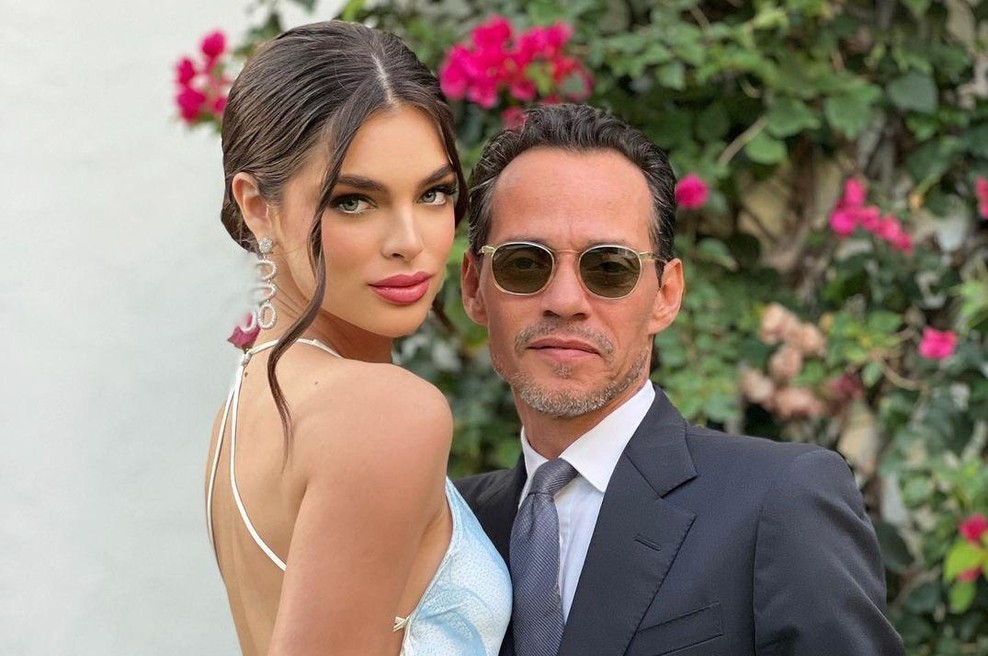 Marc Anthony že četrtič dahnil usodni da, tokrat s 23-letno lepotico (foto: Instagram/NadiaFerreiro)