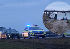 Pomurska avtocesta še vedno zaprta: v prometni nesreči avtobusa trije mrtvi in več ranjenih
