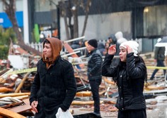 FOTO: Turčijo stresel nov potres, število žrtev iz minute v minuto narašča