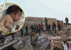 Rojena tri ure pred uničujočim potresom: dojenčico polno modric iz ruševin rešili po 55 urah