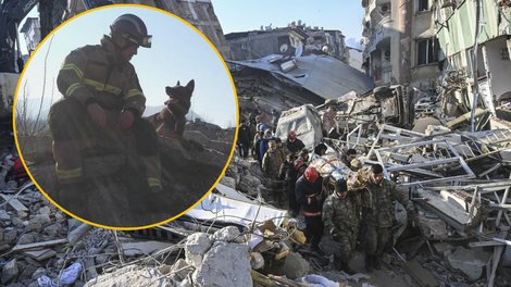 Celjan Tomaž in psiček Gringo v prvi bojni vrsti tragedije v Turčiji