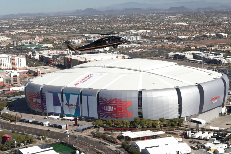 Stadion, kjer bo na sporedu Super Bowl.