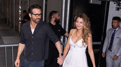 Blake Lively potrdila, z Ryanom Reynoldsom sta se razveselila četrtega otroka
