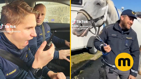 Naporna služba? Policisti med delovnim časom snemajo šaljive TikToke