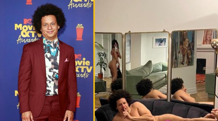 FOTO: Komik se je na valentinovo pohvalil z novim privlačnim dekletom – gotovo jo poznate, je slavna manekenka (foto: Instagram/Eric André)