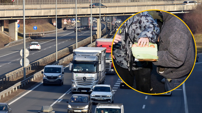 Nezaslišano: z jajci obmetavali voznike na avtocesti. Zavarovalni agent pojasnjuje, ali bodo barabini odgovarjali za škodo (foto: Profimedia/BOBO/fotomontaža)