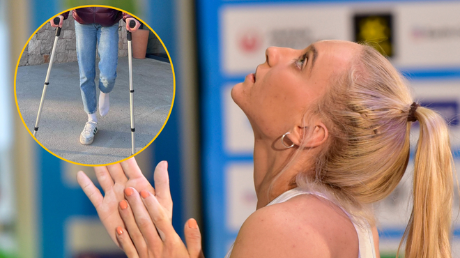 Prisilni premor za olimpijsko prvakinjo: med treningom se je poškodovala (foto: Instagram/Janja Garnbret/Žiga Živulović jr./BOBO/fotomontaža)
