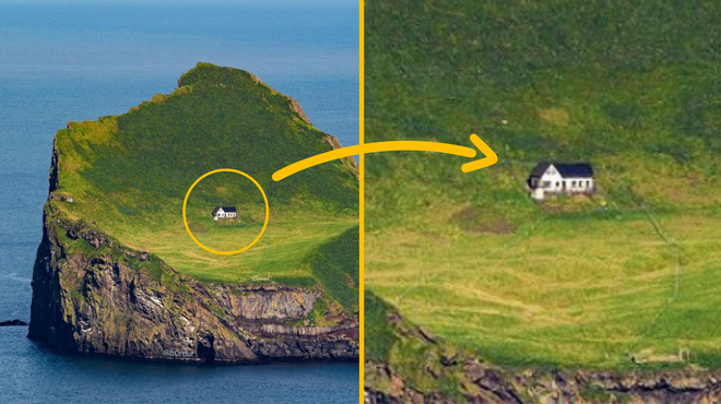 Kakšna zgodba se skriva za najbolj osamljeno hišo na svetu: obstaja več teorij (FOTO) (foto: Instagram/h0rdur/fotomontaža)