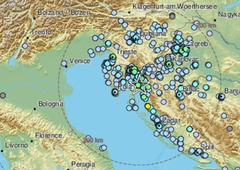 VIDEO: Potres prestrašil Hrvate in Slovence: tresli so se nebotičniki, omare so škripale, kozarci žvenketali