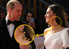 Kate Middleton na rdeči preprogi: vsi so strmeli v njene uhane, dobite jih lahko tudi pri nas