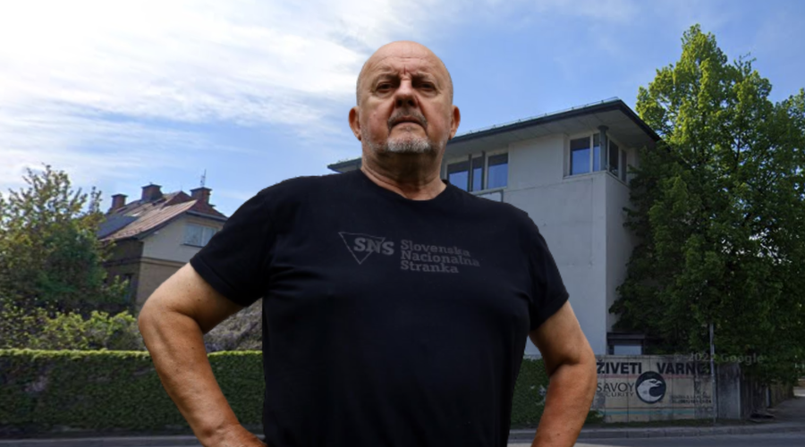 Bodo v Ljubljani porušili Jelinčičevo vilo in zgradili stanovanja? Nekdanji poslanec odgovarja (foto: Google Street View/Borut Živulovič/Bobo/fotomontaža)