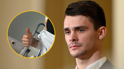 Tim Gajser po hudem padcu objavil fotografijo iz bolnišnice (FOTO)