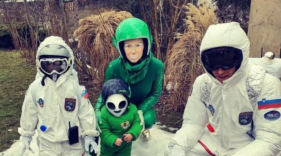 Peter Prevc objavil družinsko fotografijo in požel val navdušenja z izvirnim zapisom (FOTO) (foto: Instagram/Peter Prevc /posnetek zaslona)