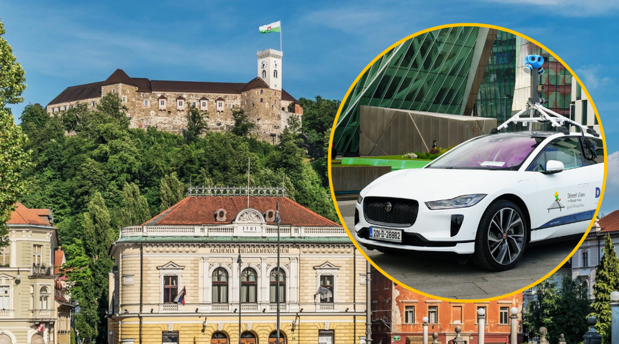 Po Sloveniji znova Googlovi avtomobili: preverite, kje bi vas lahko ujeli (foto: Profimedia/Twitter/The Verge/fotomontaža)