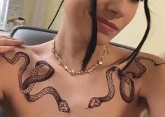 Saj ne boste verjeli svojim očem: Kristina Miler svoje telo prekrila s tetovažami