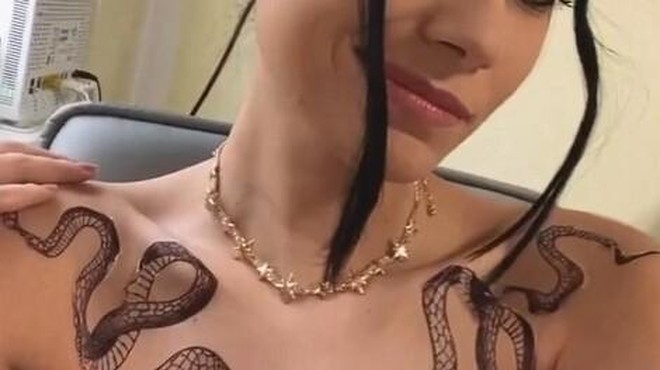 Saj ne boste verjeli svojim očem: Kristina Miler svoje telo prekrila s tetovažami (foto: Instagram zgodba/Kristina Miler)