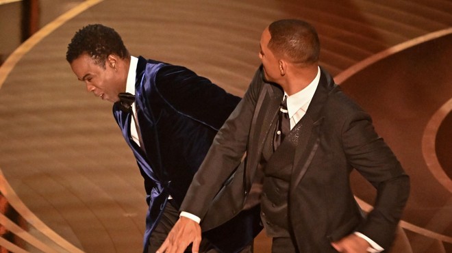 Will Smith je na oskarjih udaril Chrisa Rocka (foto: Profimedia)