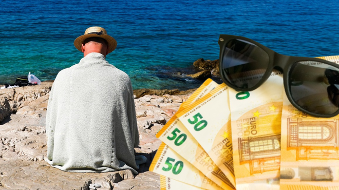 Zaradi evra višje cene pri južnih sosedih: bomo Slovenci še množično potovali na hrvaško morje? (foto: Profimedia/fotomontaža)
