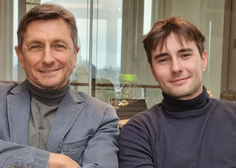 Pahor presrečen: obiskal ga je sin Luka in ga presenetil z eno stvarjo