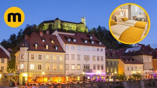 FOTO in VIDEO: Obiskali smo najnovejši hotel v Ljubljani. Kako je videti njihova najbolj luksuzna soba?