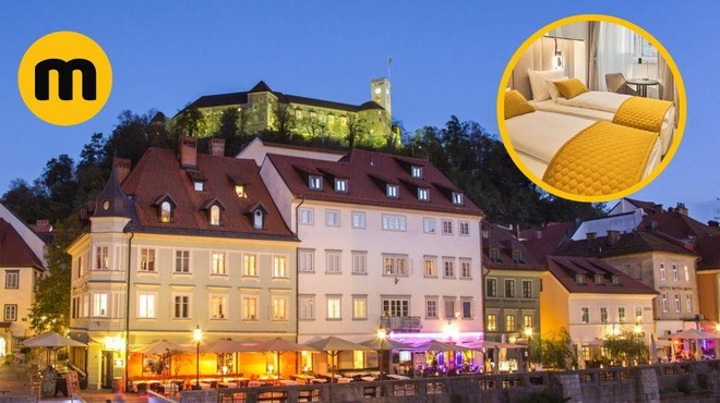 FOTO in VIDEO: Obiskali smo najnovejši hotel v Ljubljani. Kako je videti njihova najbolj luksuzna soba? (foto: Profimedia/Booking/fotomontaža)