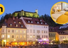 FOTO in VIDEO: Obiskali smo najnovejši hotel v Ljubljani. Kako je videti njihova najbolj luksuzna soba?