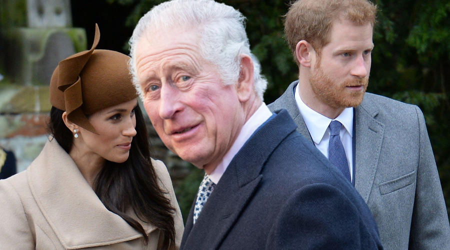 Karel III. Harryja in Meghan najprej nagnal od hiše, zdaj pa se jima dobrika s to potezo (foto: Profimedia/fotomontaža)